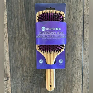Tiri Bamboo Professional Premium Natural Boar Ultimate Detangling Hairbrush